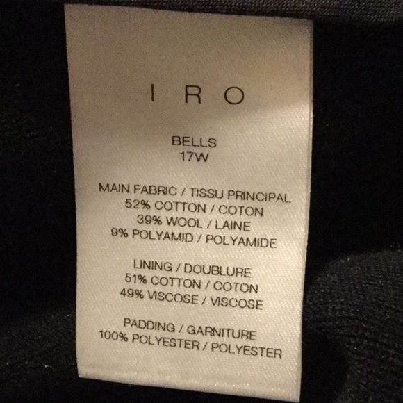 IRO asymmetric black jacket - Picture 8 of 8